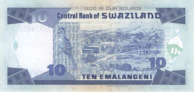 10 Emalangeni p.29a 2001